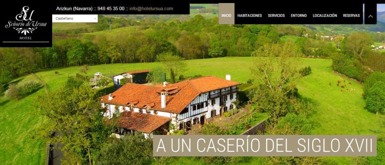 Hotel Senorio De Ursua Arizcun Esterno foto